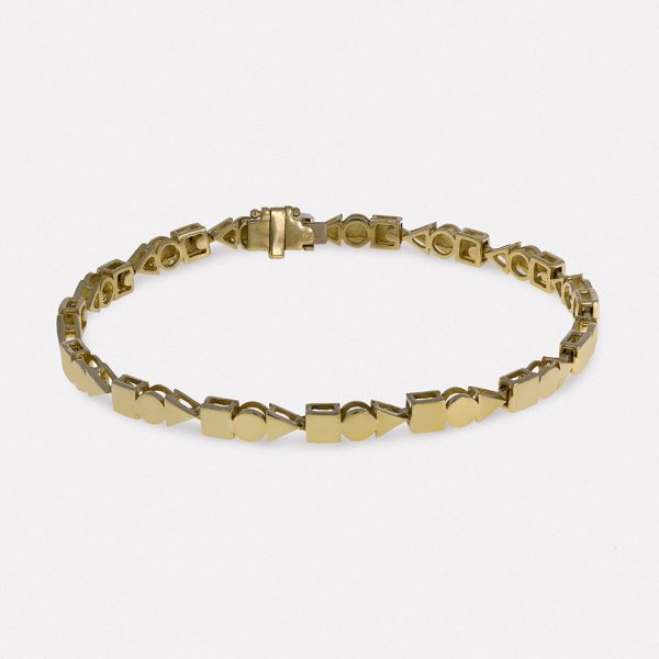 צמיד טניס לוגו