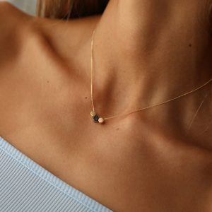 שרשרת שלושה עיגולים XS