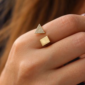 טבעת מלבן משולש