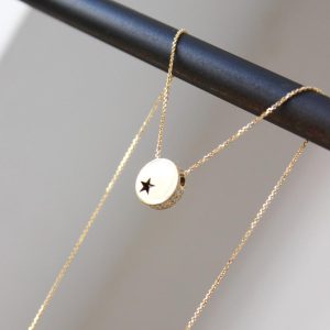 שרשרת חיתוך לייזר כוכב