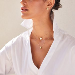 עגיל סנטנה מלבן