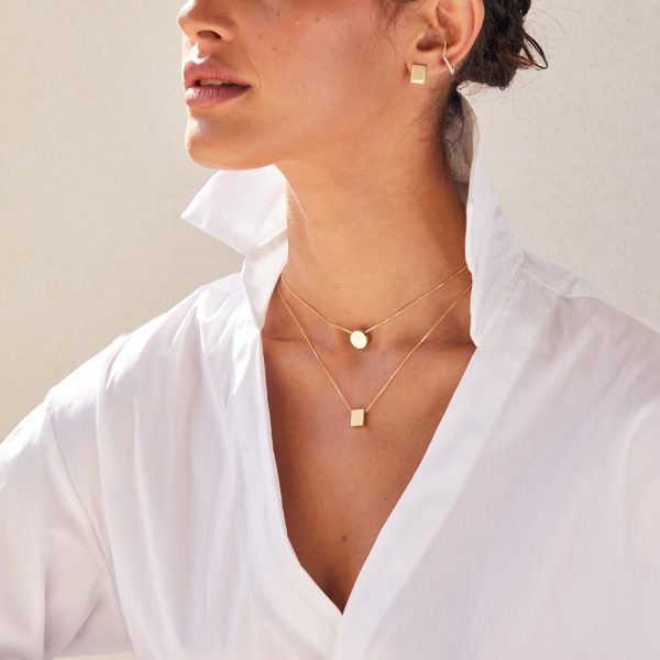 עגיל סנטנה מלבן