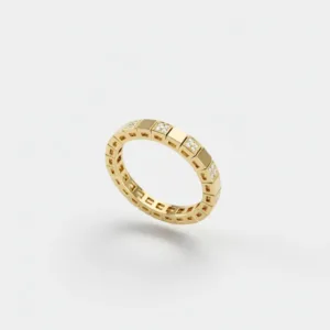 טבעת Center סנטר ריבועים משובצת Balance Refine Ring